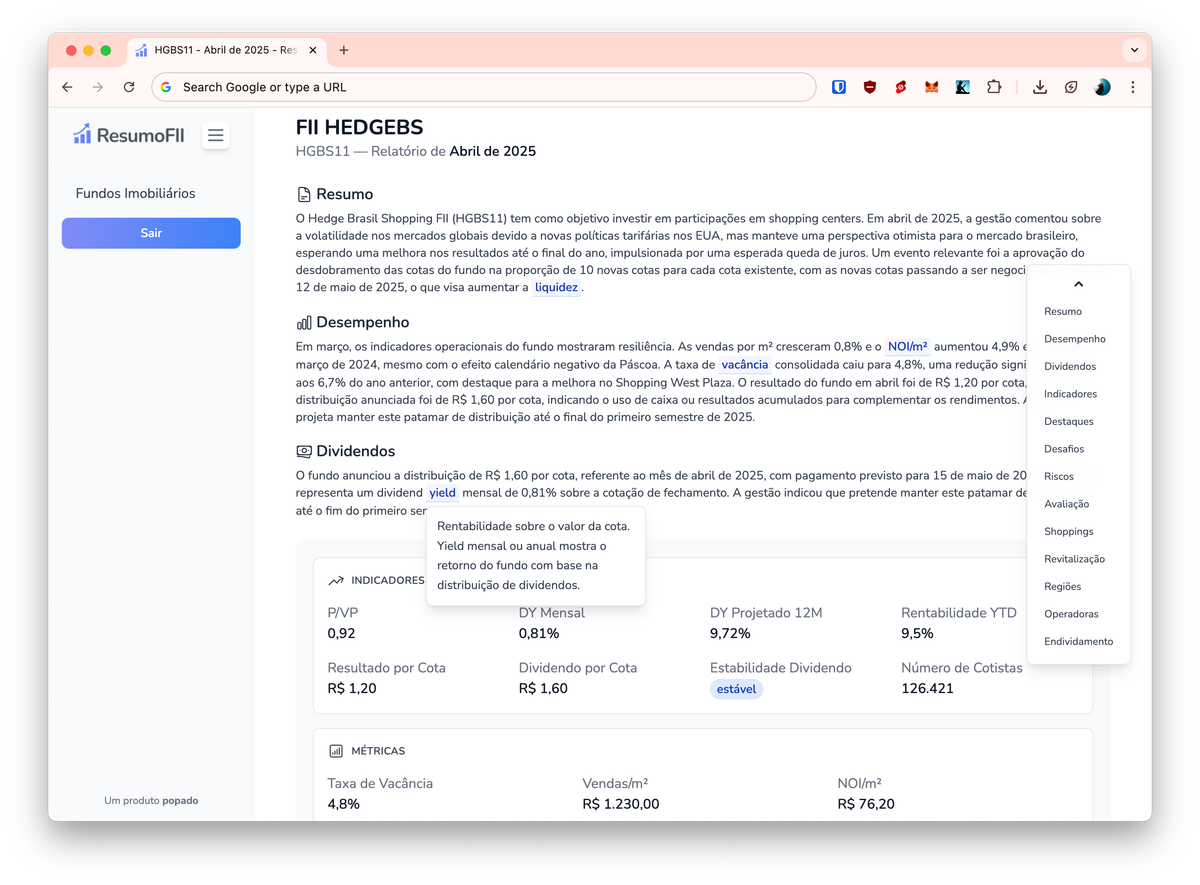 Vibecoding a Monthly Report View